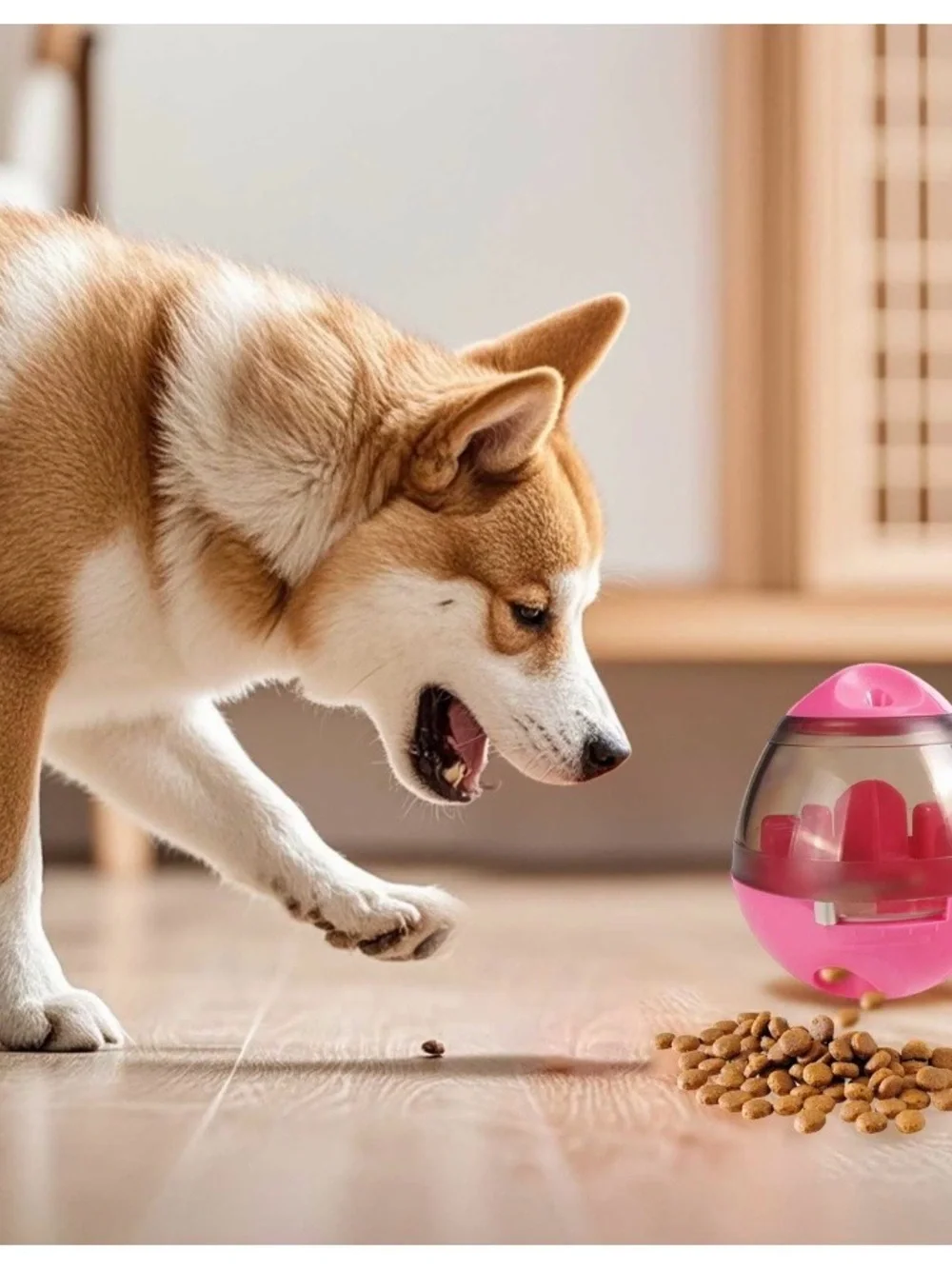 Automatic pet feeder toy New in box-pink